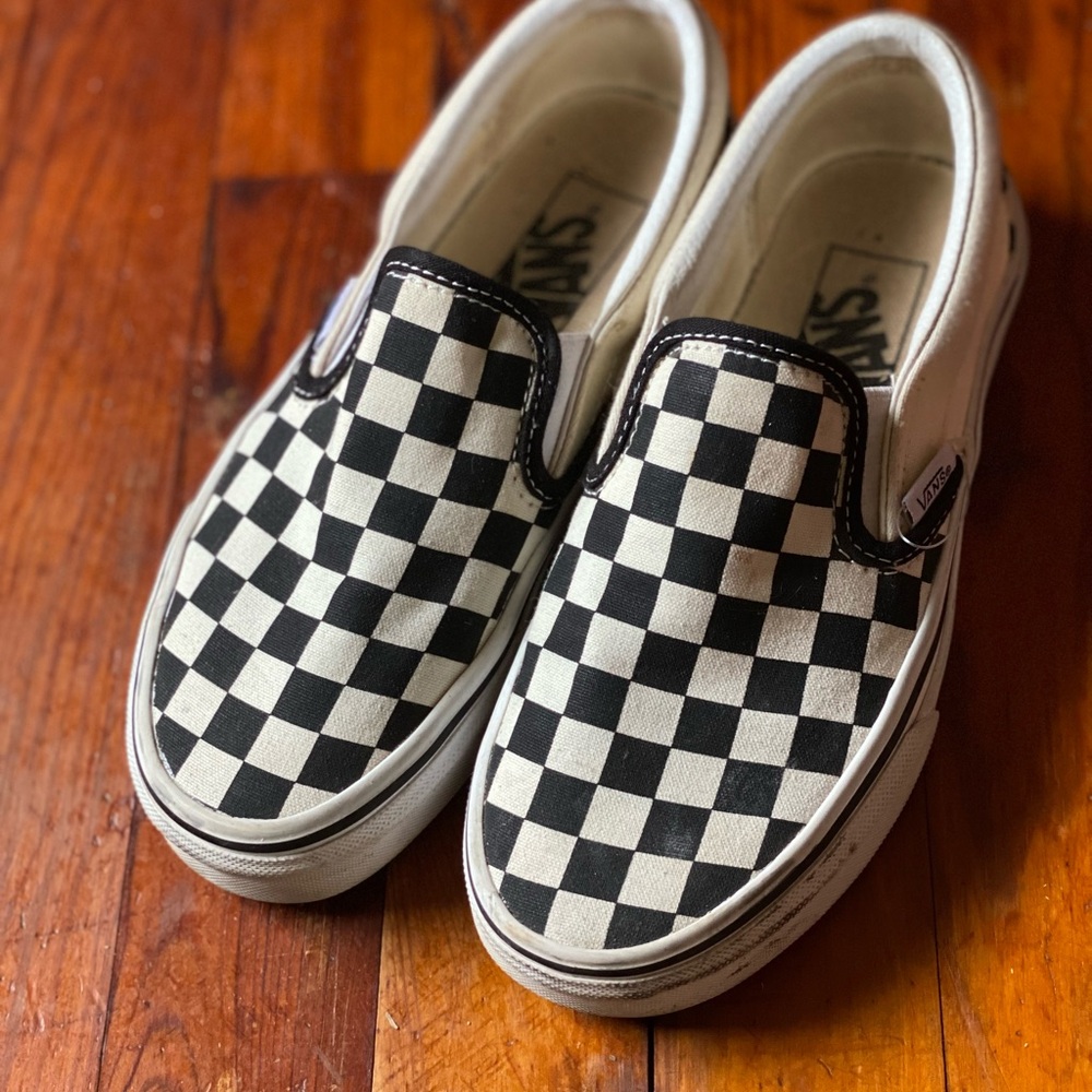Vans Checkerboard Slip-On Sneakers